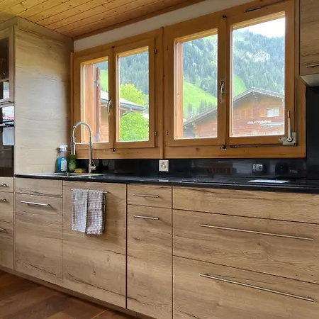 Beautiful With Stunning View Apartment Gsteig